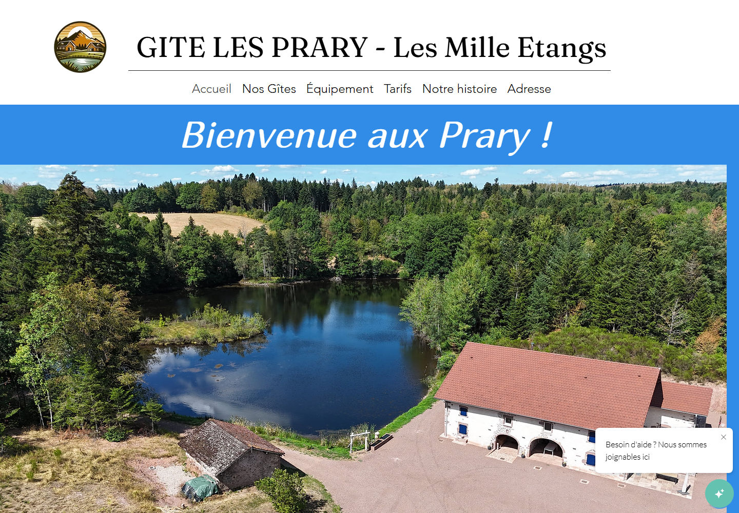 Ancienne version du site du Gîte des Prary